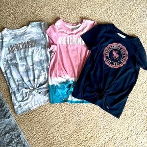 Kids Abercrombie size 13/14 tops like new